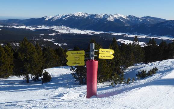 Pyrénées-Orientales: oriëntatie in skigebieden – Oriëntatie Les Angles