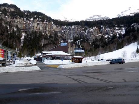 Schwyz: bereikbaarheid van en parkeermogelijkheden bij de skigebieden – Bereikbaarheid, parkeren Hoch-Ybrig – Unteriberg/Oberiberg