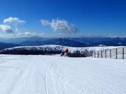 Prachtig uitzicht vanaf de piste Murmerlhang