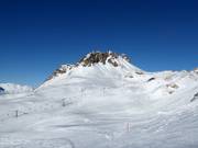 Lej da la Pêsch met uitzicht op de Fuorcla Grischa