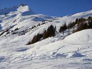Off-piste skiën bij de Panoramabahn Geols