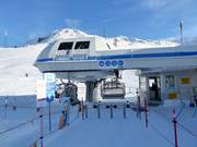 Piccolo San Bernardo-Belvedere - 4-persoons hogesnelheidsstoeltjeslift (koppelbaar) met kap