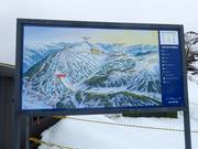 Pistekaart in Guthega