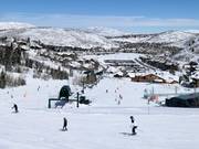 Makkelijke pistes bij het dalstation