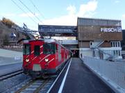 Het nieuwe ov-knooppunt in Fiesch verbindt trein, bus en gondel naadloos met elkaar