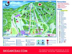Pistekaart Garceau – Saint-Donat