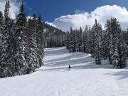 Piste bij de stoeltjeslift Crest 6