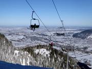 Garlandbahn - 3-persoons vaste stoeltjeslift