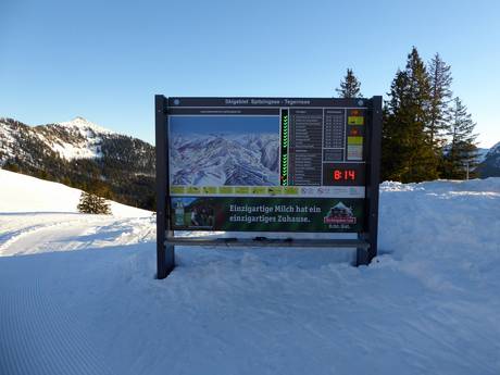 Tegernsee-Schliersee: oriëntatie in skigebieden – Oriëntatie Spitzingsee-Tegernsee