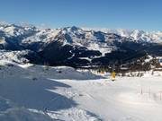 Uitzicht vanaf de Passo Grostè richting Fradalago