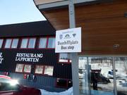 Bushalte bij Hotel Fjällen