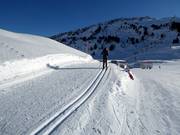Langlaufloipe bij de Kalbele See (Schröcken)
