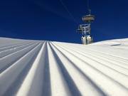 Perfect geprepareerde piste op de Rosskopf