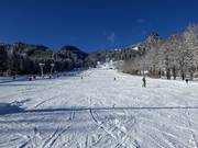 De oefenpiste bij de Draxlhang