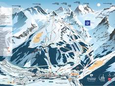 Pistekaart Pralognan la Vanoise