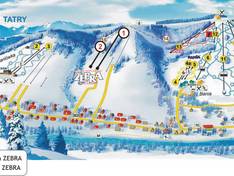 Pistekaart Zebra – Białka Tatrzańska