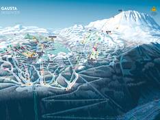 Pistekaart Gaustablikk – Rjukan