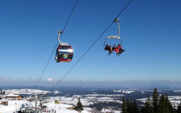 Ostallgäu: beste skiliften – Liften Nesselwang – Alpspitze (Alpspitzbahn)