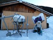 De sneeuwkanonnen van Trins