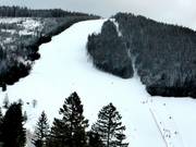 Uitzicht op de FIS-afdaling
