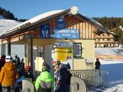 Informatie bij het begin van de lift