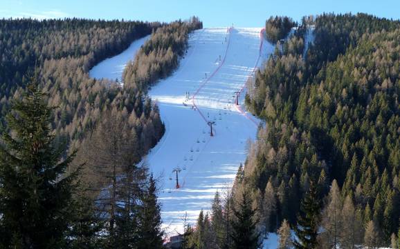 Grootste hoogteverschil op de Alpe Cimbra – skigebied Folgaria/Fiorentini
