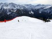 Start van de afdaling Valvacin B