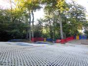 Oefenpiste in het droogskigebied The Oakwood