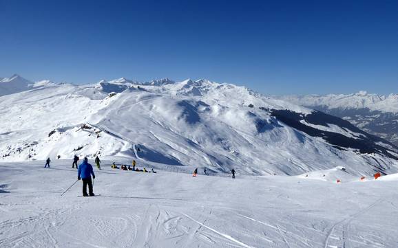 Hoogste skigebied in het Val Lumnezia – skigebied Obersaxen/Mundaun/Val Lumnezia