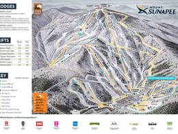 Pistekaart Mt. Sunapee