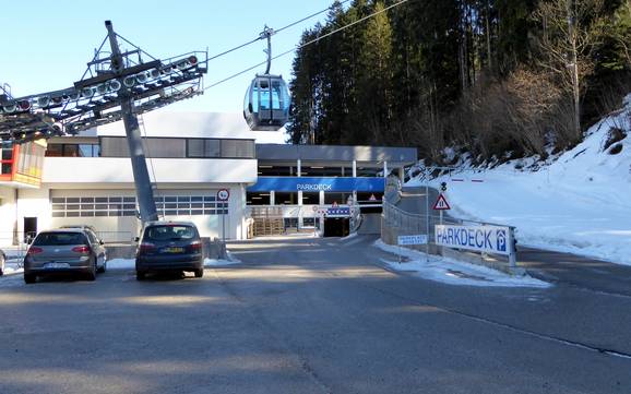 Wilder Kaiser: bereikbaarheid van en parkeermogelijkheden bij de skigebieden – Bereikbaarheid, parkeren SkiWelt Wilder Kaiser-Brixental