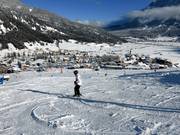 Makkelijke pistes bij de gondellift Familyjet in het dal