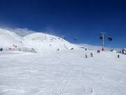 Makkelijke piste Breiteben bij de gondelbaan Ski Express