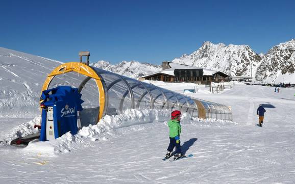 Familieskigebieden Kaunertal – Gezinnen en kinderen Kaunertaler Gletscher (Kaunertal-gletsjer)