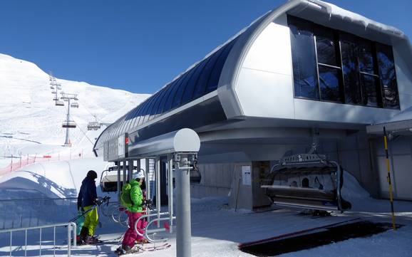 Unterengadin: beste skiliften – Liften Scuol – Motta Naluns