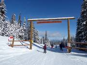 De Bergerstrasse leidt naar Vance Creek
