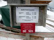 Informatiebord bij het dalstation