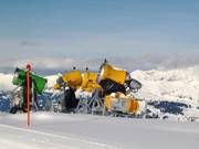 Sneeuwkanonnen op Parsenn