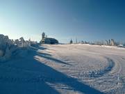 Geprepareerde piste op de Fichtelberg