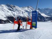 Chronorace bij de sleeplift Remointze in Zinal