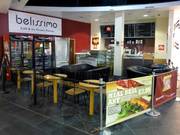 Café Belissimo bij de kassa