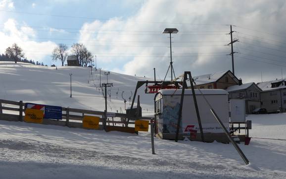 Skiën in het kanton Appenzell Ausserrhoden