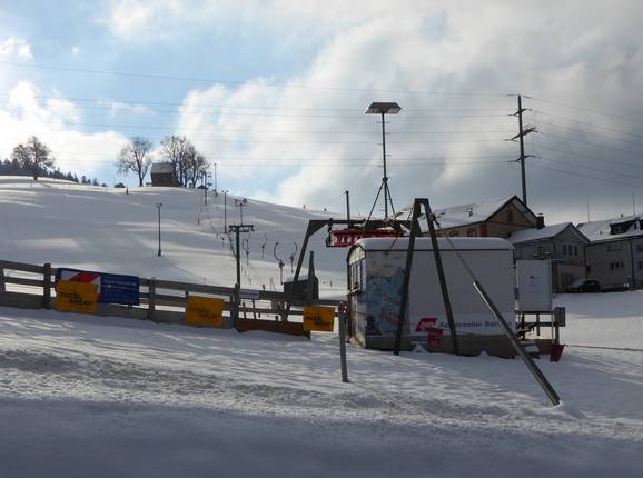 Uitzicht op de skilift Vögelinsegg