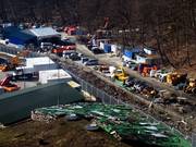 De intensieve bouwwerkzaamheden voorafgaand aan de Olympische Spelen van 2014