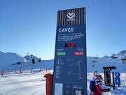 Gedetailleerde informatie bij het begin van de lift