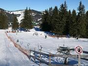 Kinderland bergstation (oefenhelling)