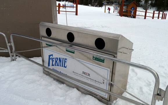 Lizard Range: milieuvriendelijkheid van de skigebieden – Milieuvriendelijkheid Fernie