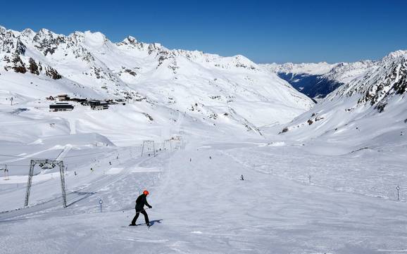 Skigebieden voor beginners in het Kaunertal – Beginners Kaunertaler Gletscher (Kaunertal-gletsjer)