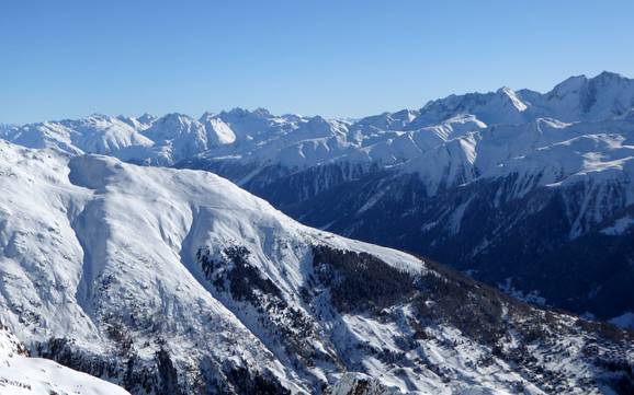 Goms: Grootte van de skigebieden – Grootte Bellwald