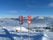 Klassieke nummering en markering van de pistes